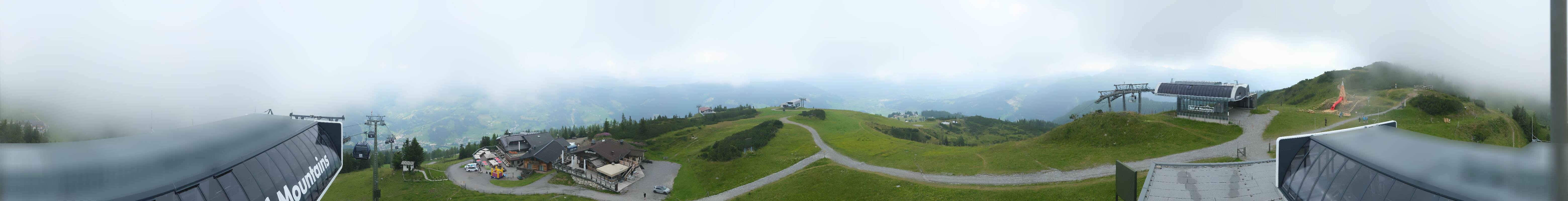 Archiv Foto Webcam Wagrain Grießenkareck - Bergstation Flying Mozart