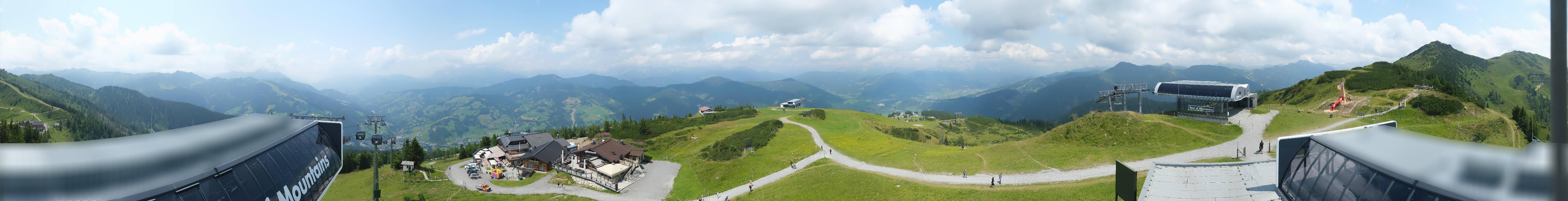 Archiv Foto Webcam Wagrain Grießenkareck - Bergstation Flying Mozart