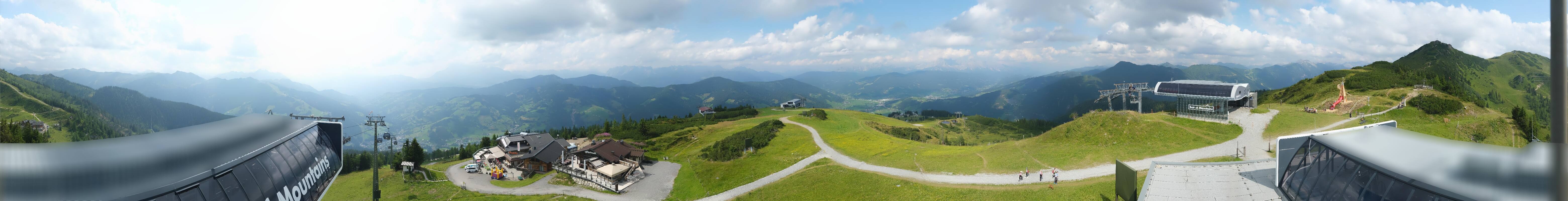 Archiv Foto Webcam Wagrain Grießenkareck - Bergstation Flying Mozart