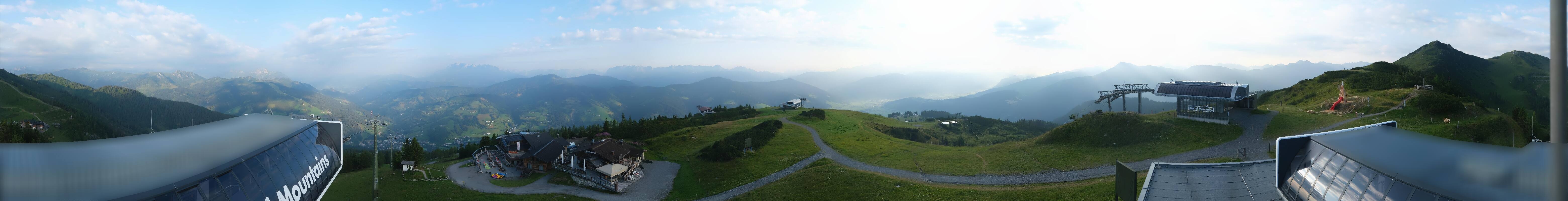 Archiv Foto Webcam Wagrain Grießenkareck - Bergstation Flying Mozart