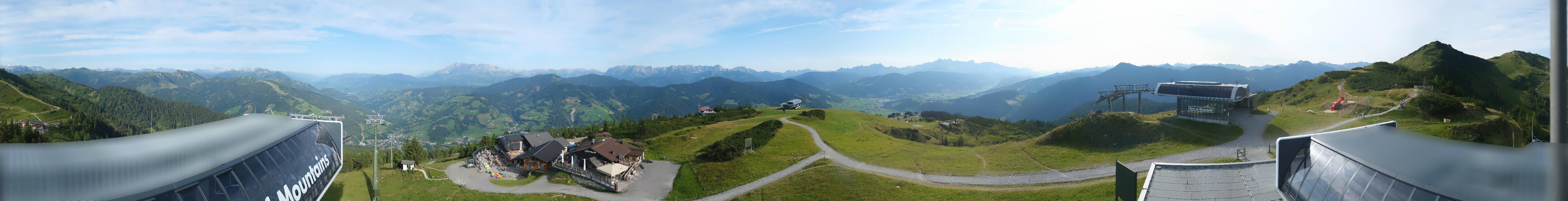 Archiv Foto Webcam Wagrain Grießenkareck - Bergstation Flying Mozart