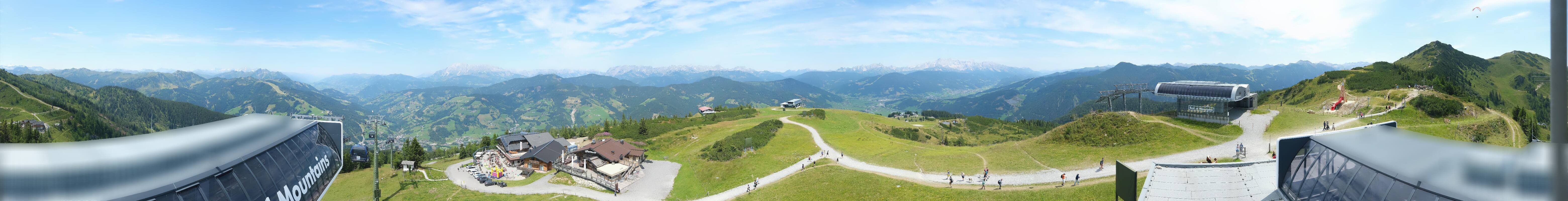 Archiv Foto Webcam Wagrain Grießenkareck - Bergstation Flying Mozart