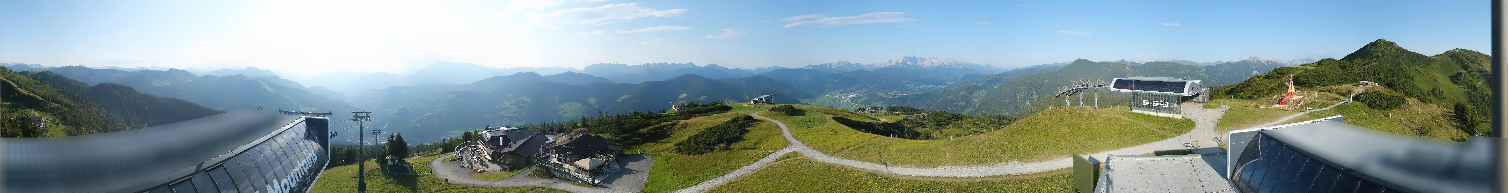 Archiv Foto Webcam Wagrain Grießenkareck - Bergstation Flying Mozart