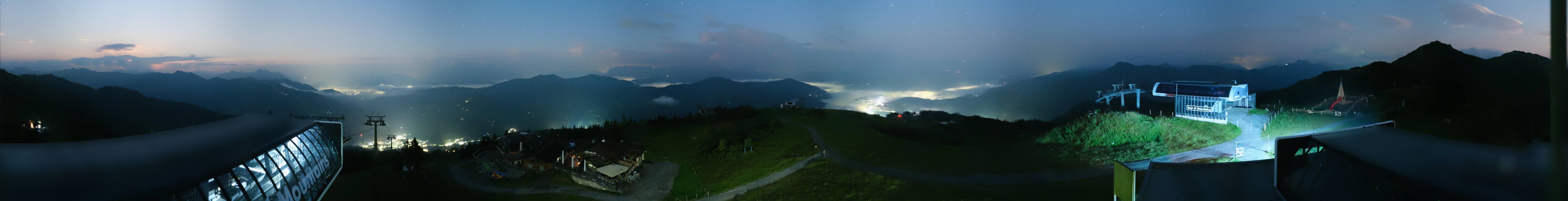 Archiv Foto Webcam Wagrain Grießenkareck - Bergstation Flying Mozart
