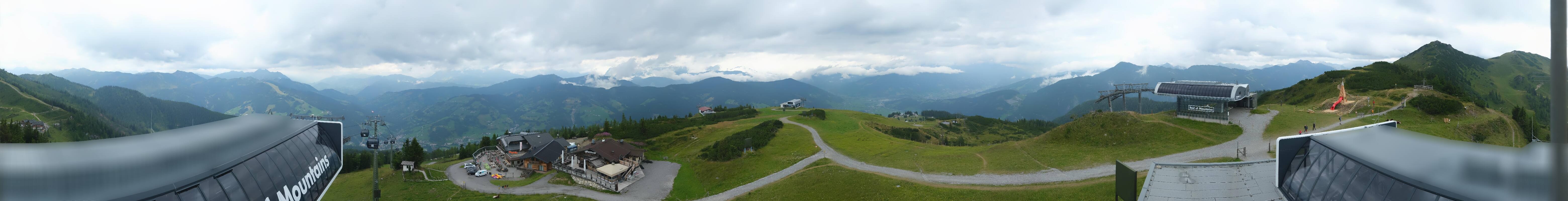 Archiv Foto Webcam Wagrain Grießenkareck - Bergstation Flying Mozart