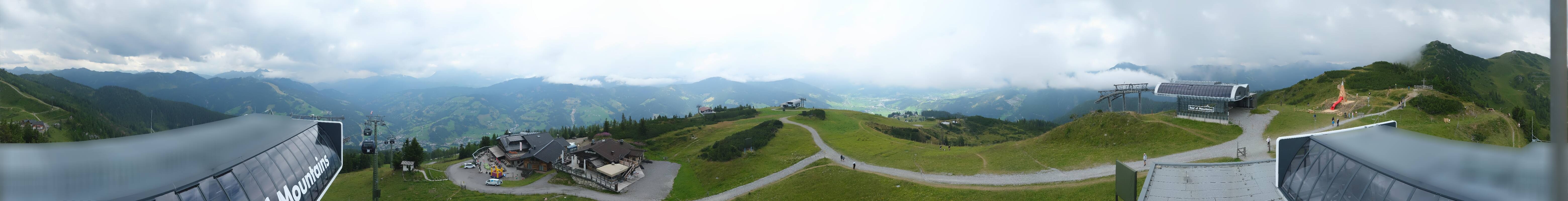 Archiv Foto Webcam Wagrain Grießenkareck - Bergstation Flying Mozart