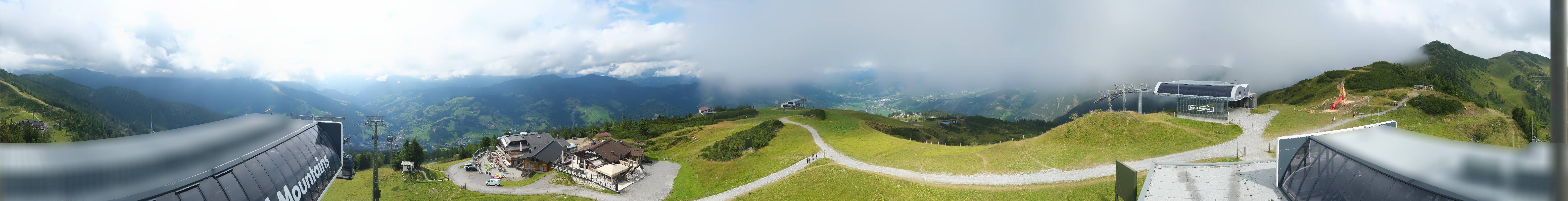Archiv Foto Webcam Wagrain Grießenkareck - Bergstation Flying Mozart