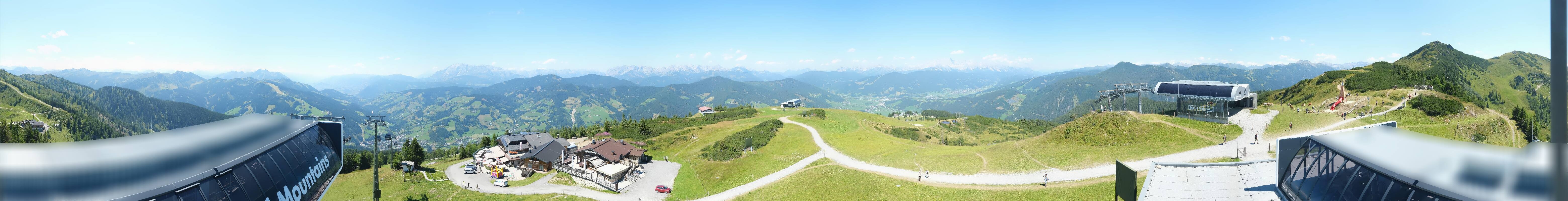 Archiv Foto Webcam Wagrain Grießenkareck - Bergstation Flying Mozart