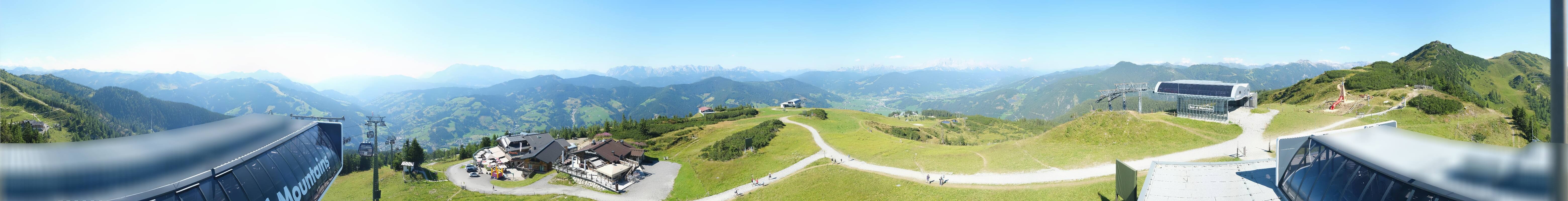 Archiv Foto Webcam Wagrain Grießenkareck - Bergstation Flying Mozart