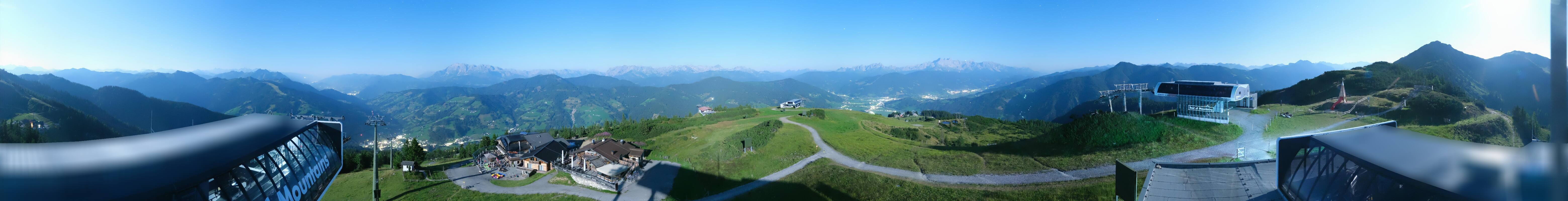 Archiv Foto Webcam Wagrain Grießenkareck - Bergstation Flying Mozart