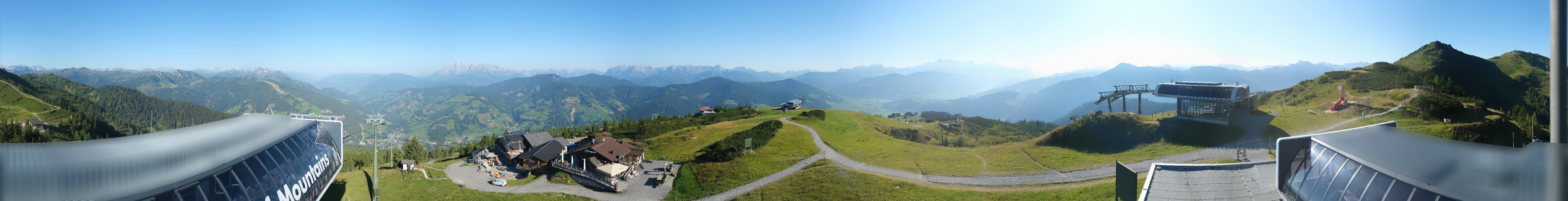 Archiv Foto Webcam Wagrain Grießenkareck - Bergstation Flying Mozart