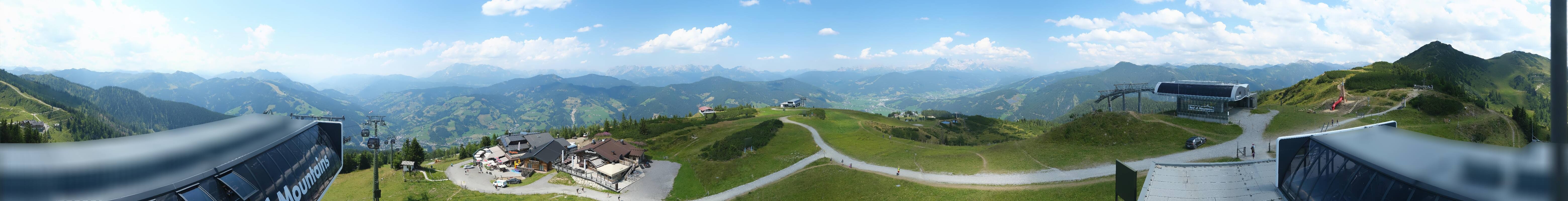 Archiv Foto Webcam Wagrain Grießenkareck - Bergstation Flying Mozart