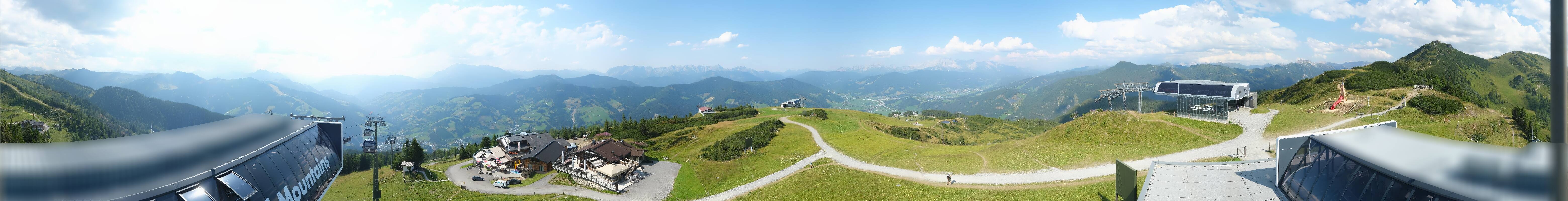 Archiv Foto Webcam Wagrain Grießenkareck - Bergstation Flying Mozart