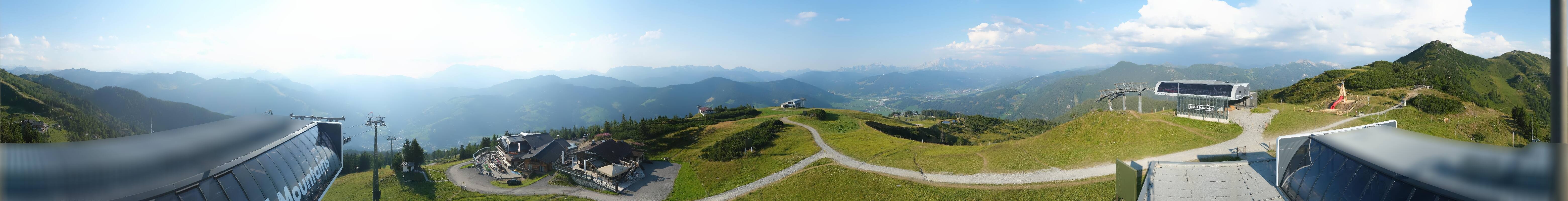Archiv Foto Webcam Wagrain Grießenkareck - Bergstation Flying Mozart