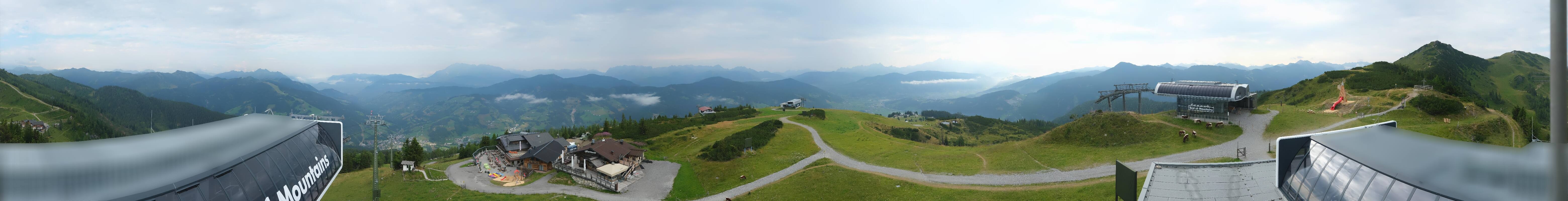 Archiv Foto Webcam Wagrain Grießenkareck - Bergstation Flying Mozart