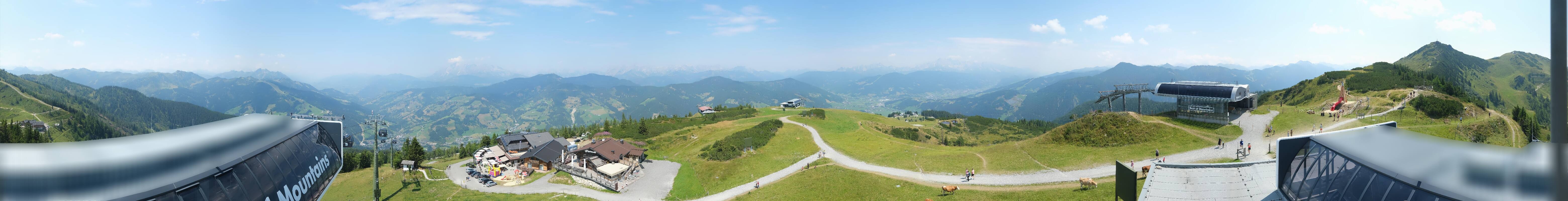 Archiv Foto Webcam Wagrain Grießenkareck - Bergstation Flying Mozart
