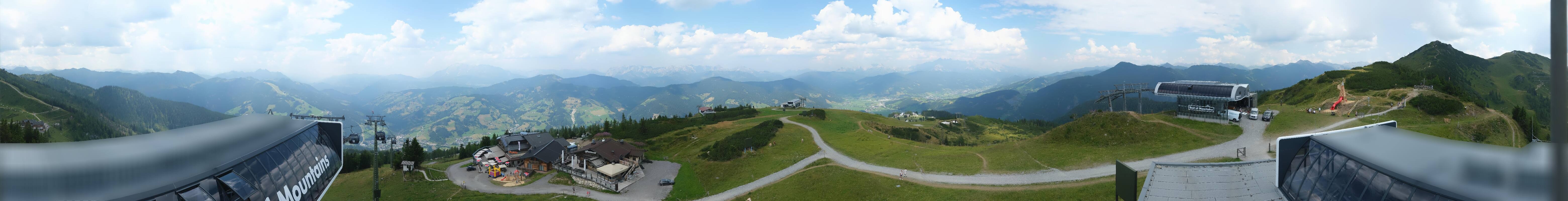 Archiv Foto Webcam Wagrain Grießenkareck - Bergstation Flying Mozart