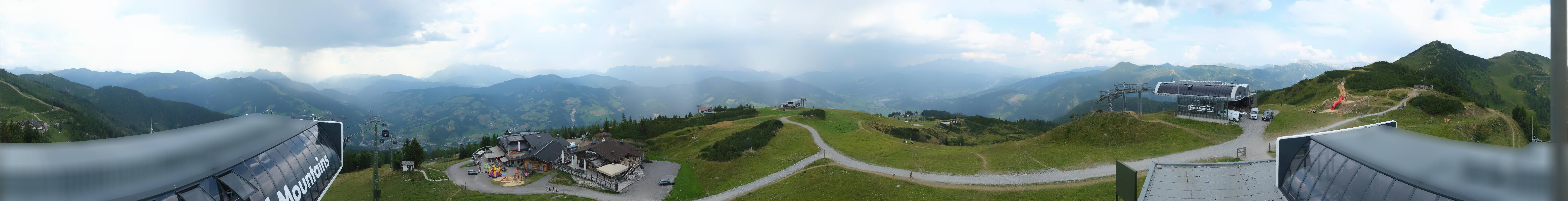 Archiv Foto Webcam Wagrain Grießenkareck - Bergstation Flying Mozart