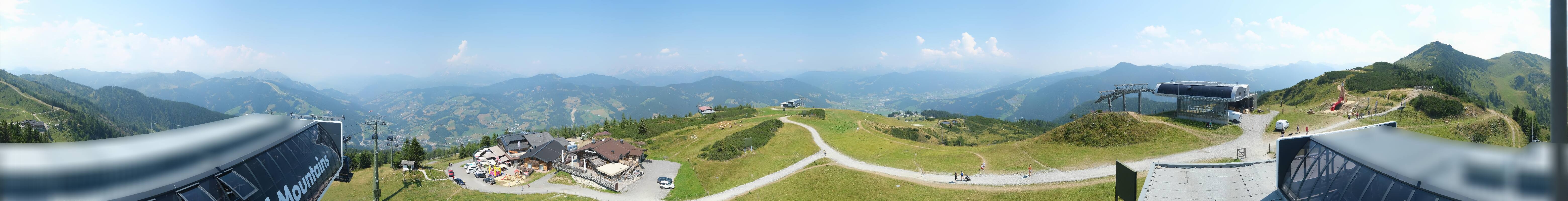 Archiv Foto Webcam Wagrain Grießenkareck - Bergstation Flying Mozart