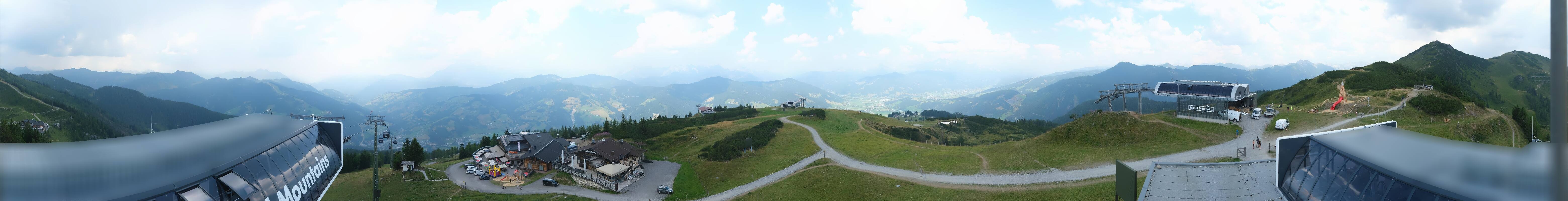 Archiv Foto Webcam Wagrain Grießenkareck - Bergstation Flying Mozart