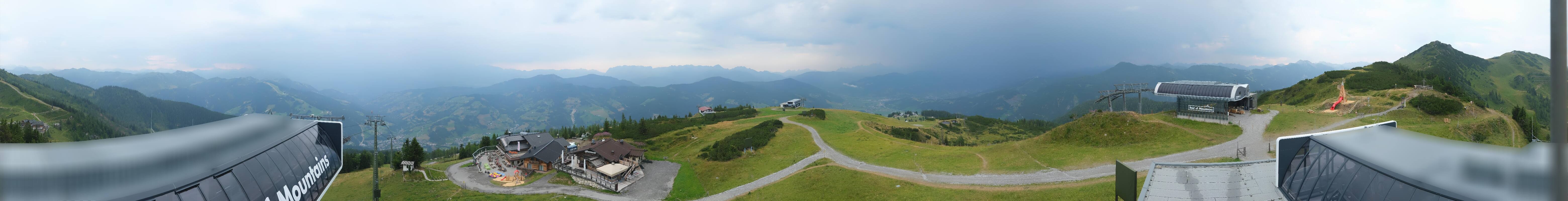 Archiv Foto Webcam Wagrain Grießenkareck - Bergstation Flying Mozart