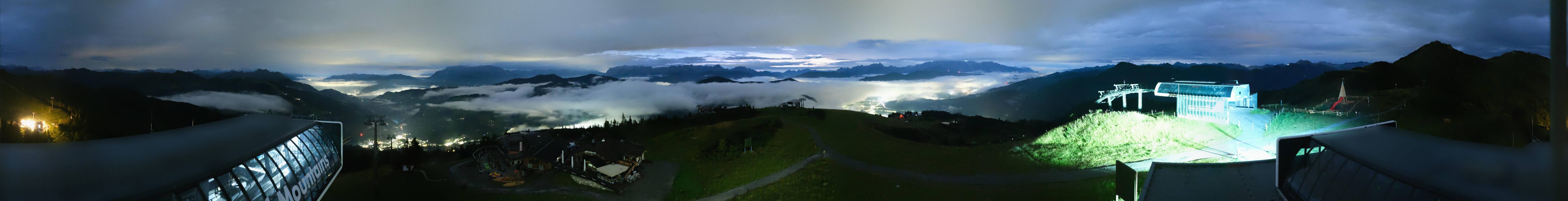 Archiv Foto Webcam Wagrain Grießenkareck - Bergstation Flying Mozart