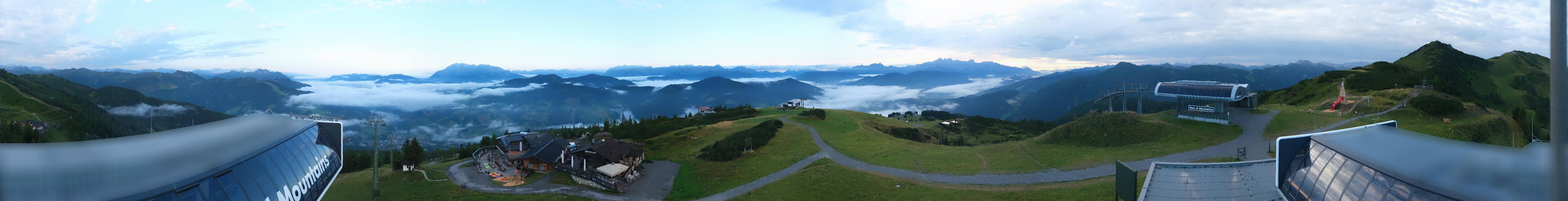 Archiv Foto Webcam Wagrain Grießenkareck - Bergstation Flying Mozart