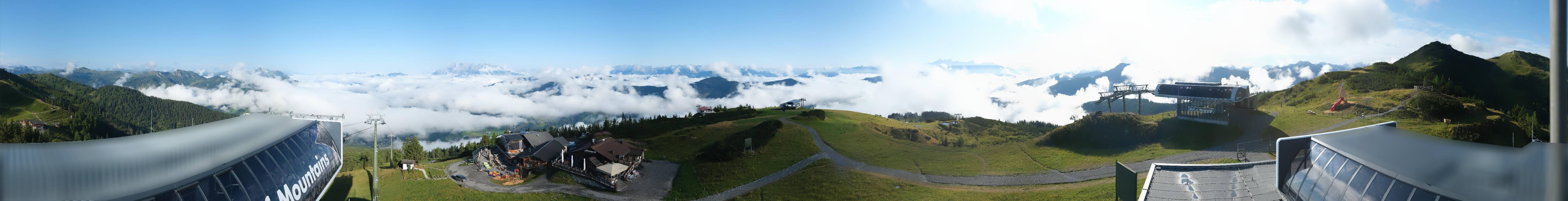 Archiv Foto Webcam Wagrain Grießenkareck - Bergstation Flying Mozart
