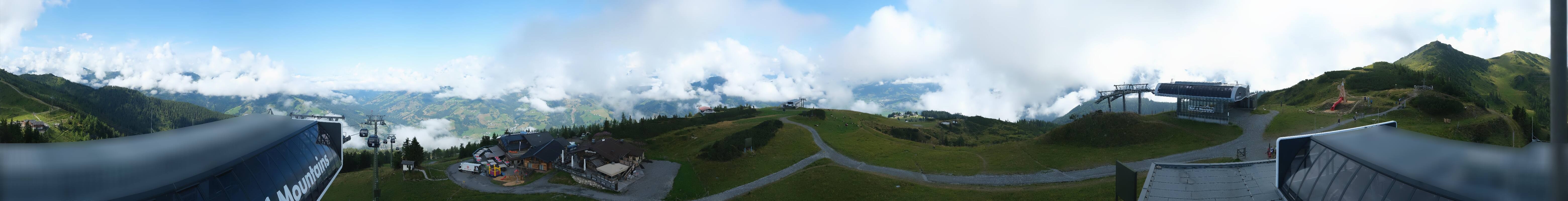 Archiv Foto Webcam Wagrain Grießenkareck - Bergstation Flying Mozart
