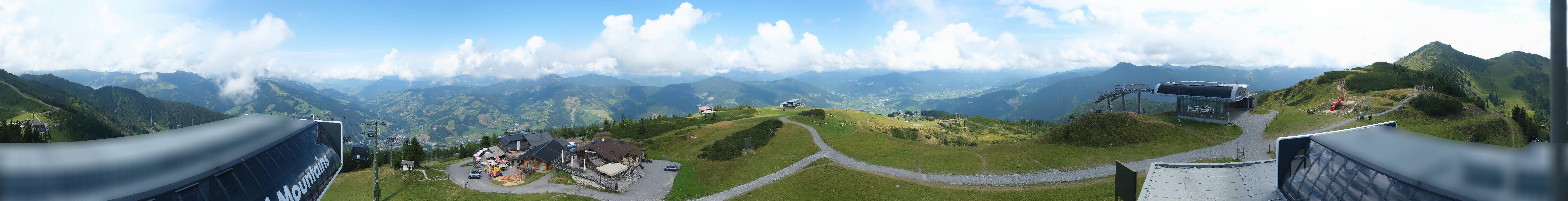 Archiv Foto Webcam Wagrain Grießenkareck - Bergstation Flying Mozart