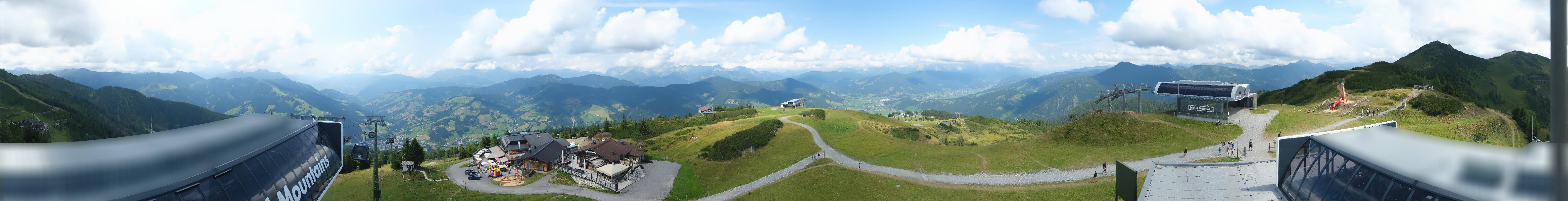 Archiv Foto Webcam Wagrain Grießenkareck - Bergstation Flying Mozart