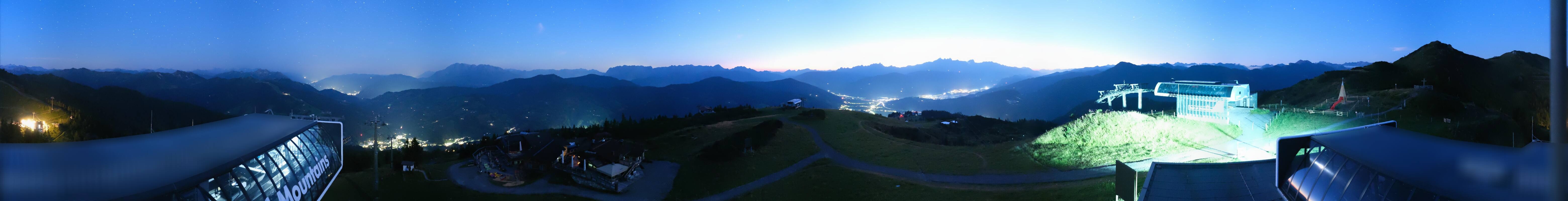 Archiv Foto Webcam Wagrain Grießenkareck - Bergstation Flying Mozart
