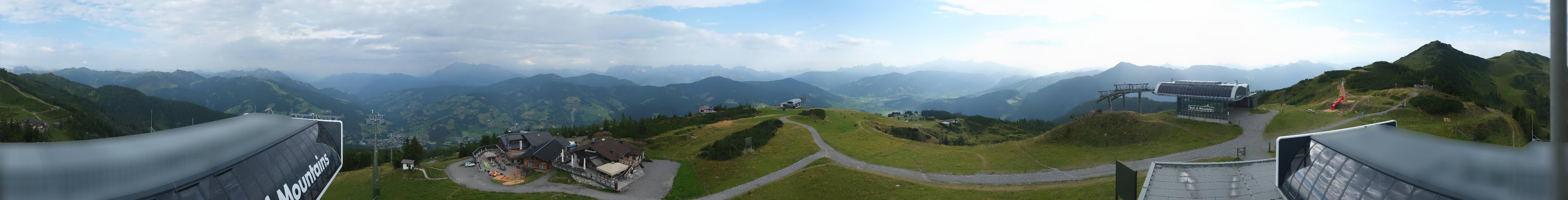 Archiv Foto Webcam Wagrain Grießenkareck - Bergstation Flying Mozart