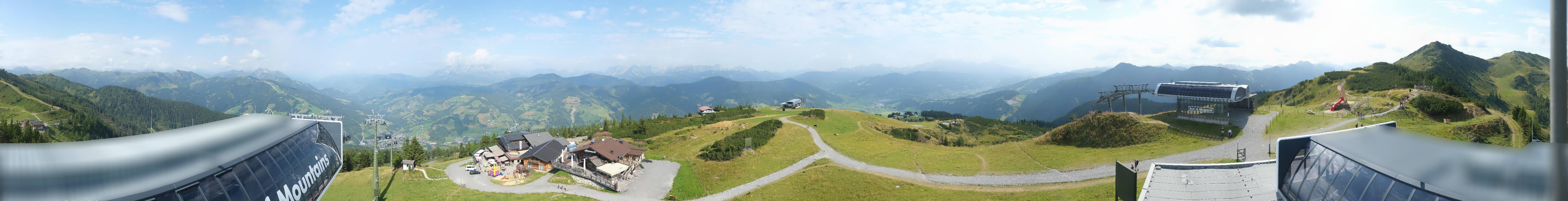 Archiv Foto Webcam Wagrain Grießenkareck - Bergstation Flying Mozart