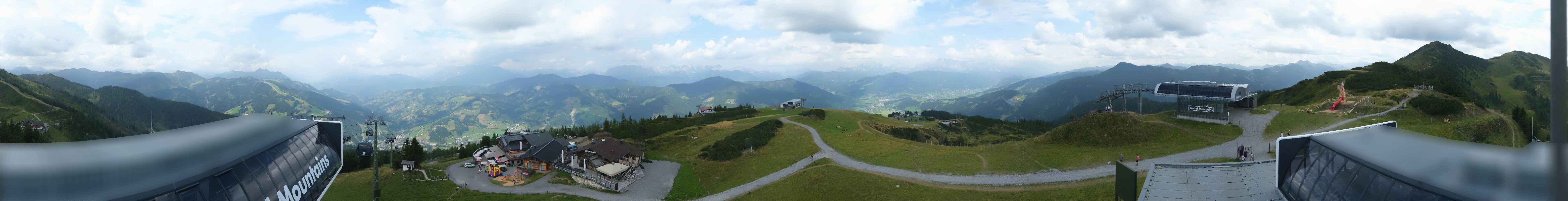Archiv Foto Webcam Wagrain Grießenkareck - Bergstation Flying Mozart