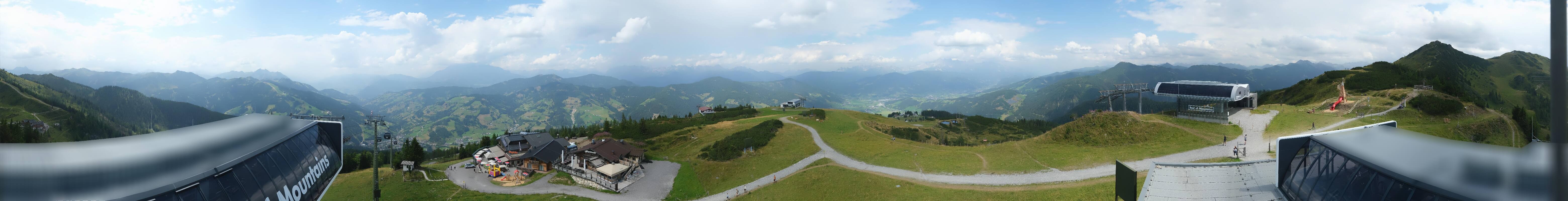 Archiv Foto Webcam Wagrain Grießenkareck - Bergstation Flying Mozart