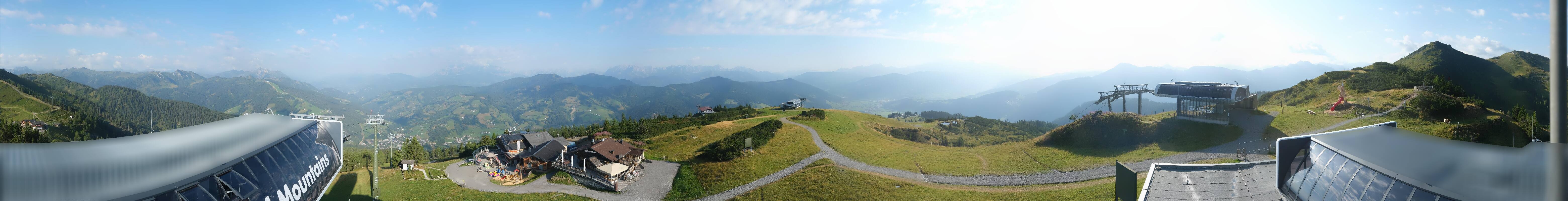 Archiv Foto Webcam Wagrain Grießenkareck - Bergstation Flying Mozart