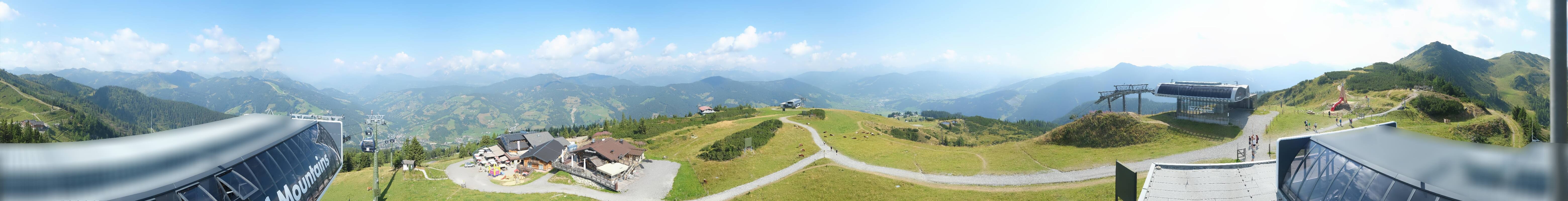 Archiv Foto Webcam Wagrain Grießenkareck - Bergstation Flying Mozart