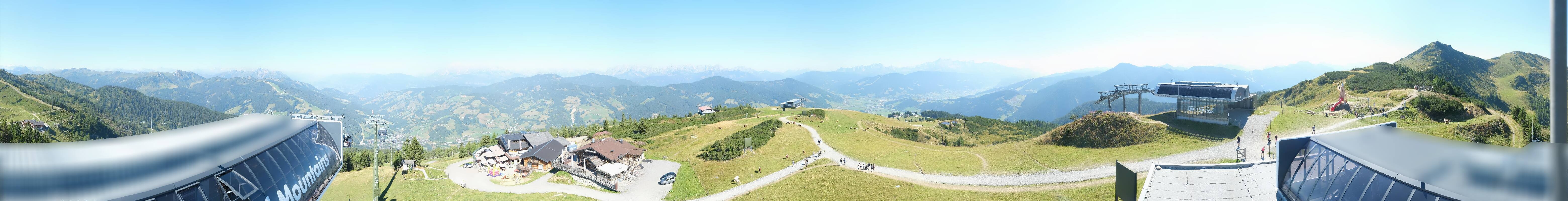 Archiv Foto Webcam Wagrain Grießenkareck - Bergstation Flying Mozart