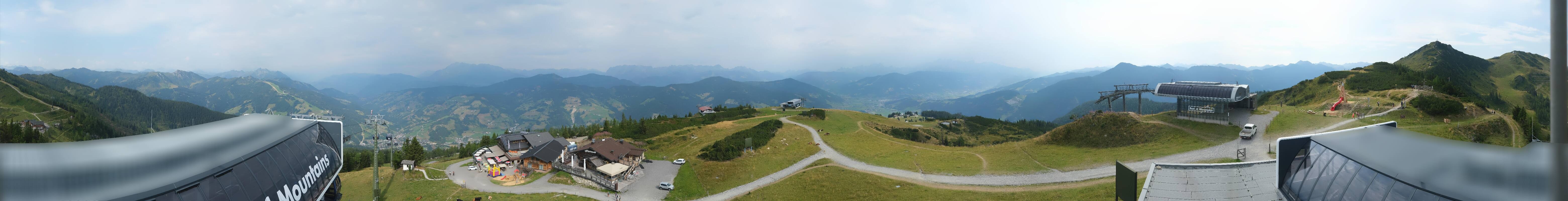 Archiv Foto Webcam Wagrain Grießenkareck - Bergstation Flying Mozart