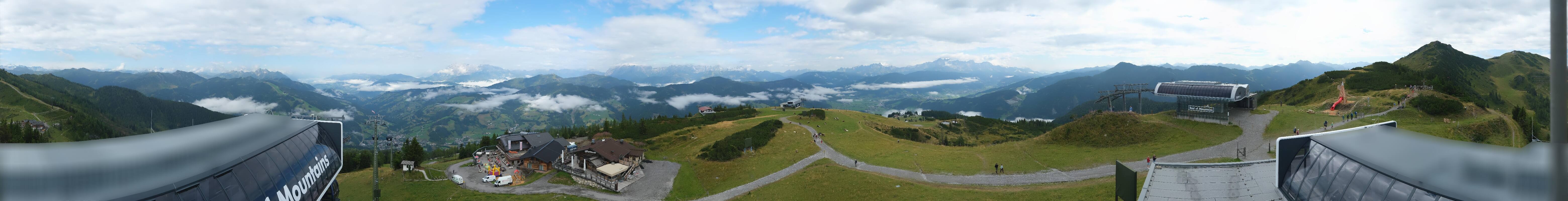Archiv Foto Webcam Wagrain Grießenkareck - Bergstation Flying Mozart