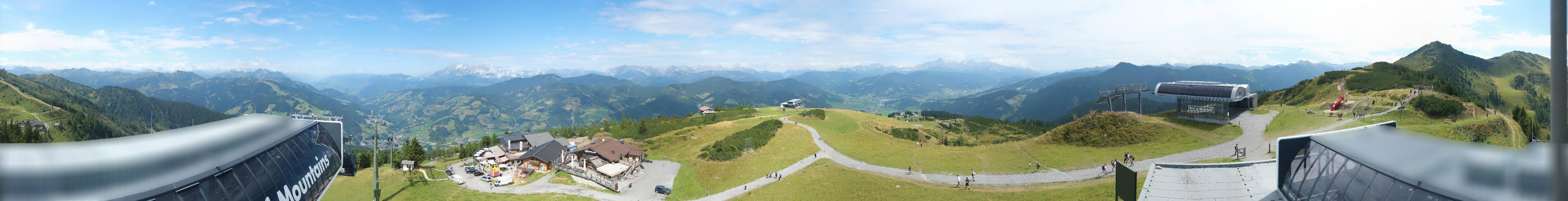 Archiv Foto Webcam Wagrain Grießenkareck - Bergstation Flying Mozart
