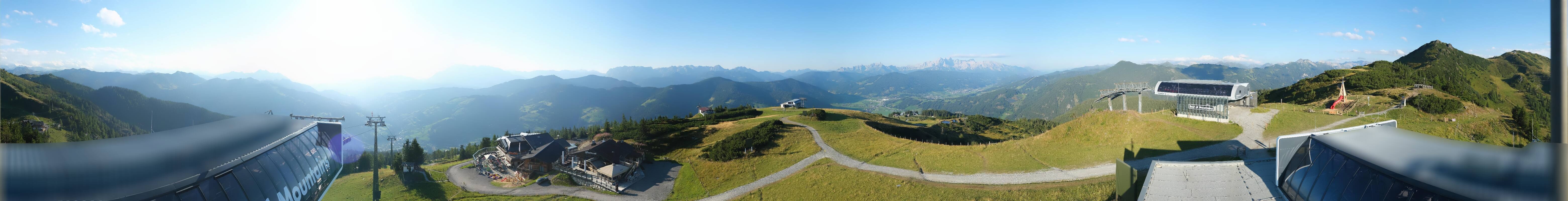 Archiv Foto Webcam Wagrain Grießenkareck - Bergstation Flying Mozart