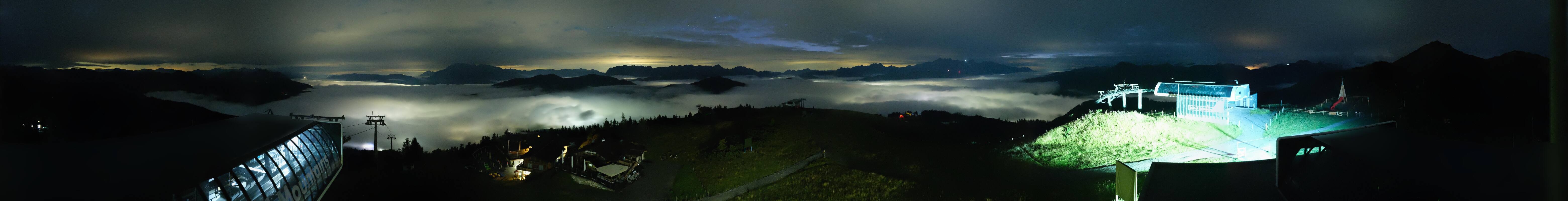 Archiv Foto Webcam Wagrain Grießenkareck - Bergstation Flying Mozart
