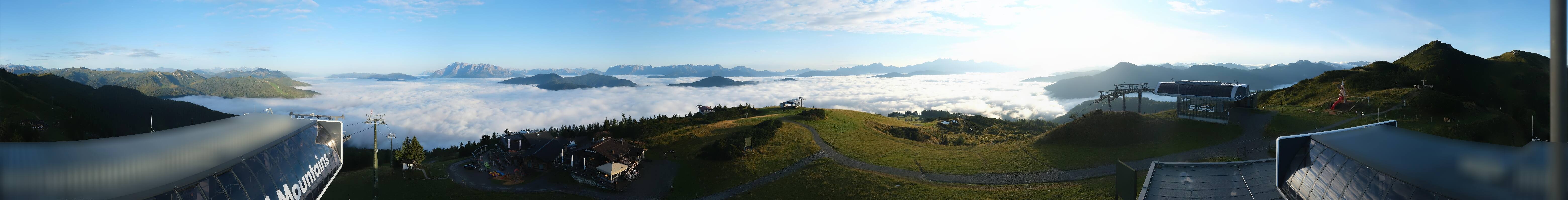 Archiv Foto Webcam Wagrain Grießenkareck - Bergstation Flying Mozart