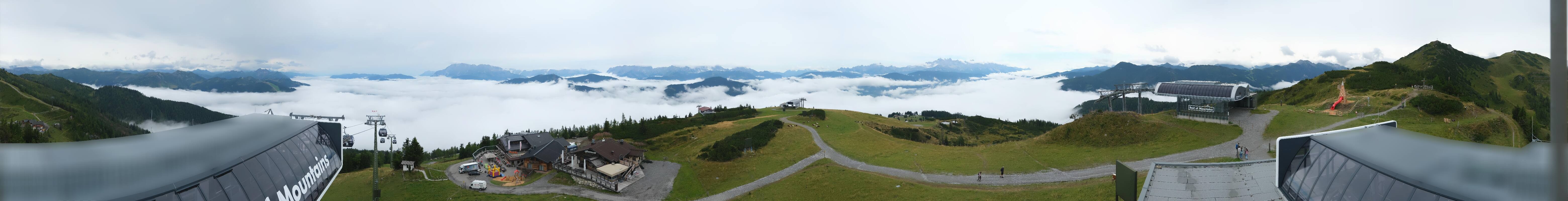 Archiv Foto Webcam Wagrain Grießenkareck - Bergstation Flying Mozart