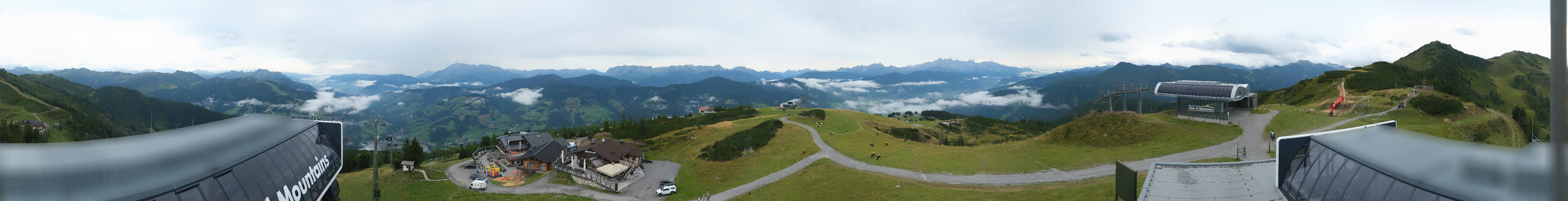 Archiv Foto Webcam Wagrain Grießenkareck - Bergstation Flying Mozart