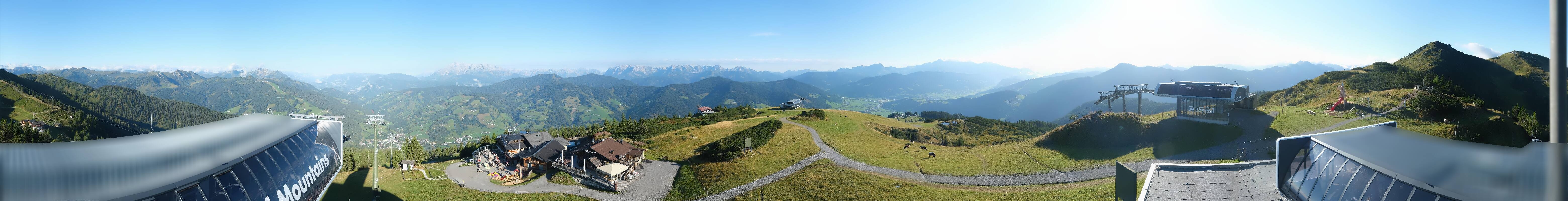 Archiv Foto Webcam Wagrain Grießenkareck - Bergstation Flying Mozart