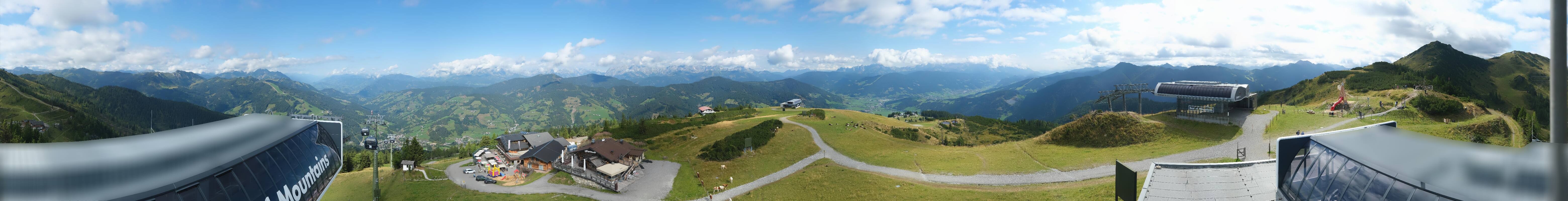 Archiv Foto Webcam Wagrain Grießenkareck - Bergstation Flying Mozart