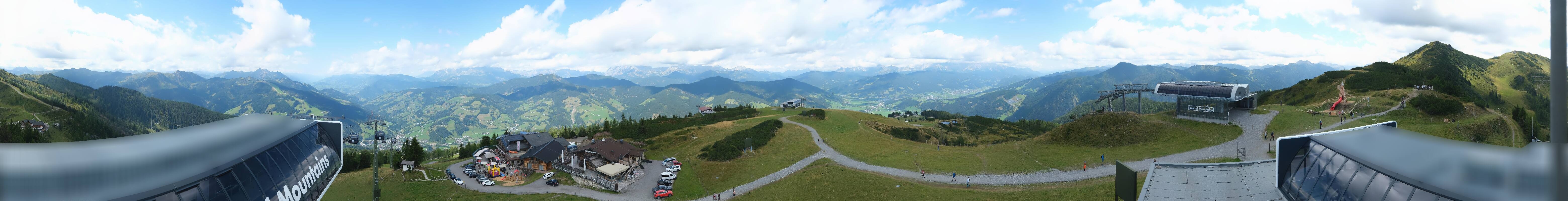 Archiv Foto Webcam Wagrain Grießenkareck - Bergstation Flying Mozart